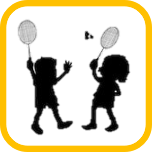 Children playing Badminton